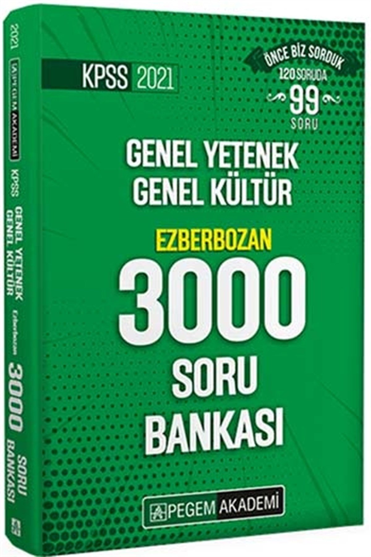 Pegem Yayınları 2021 KPSS Genel Yetenek Genel Kültür Ezberbozan 3000 Soru  Bankası