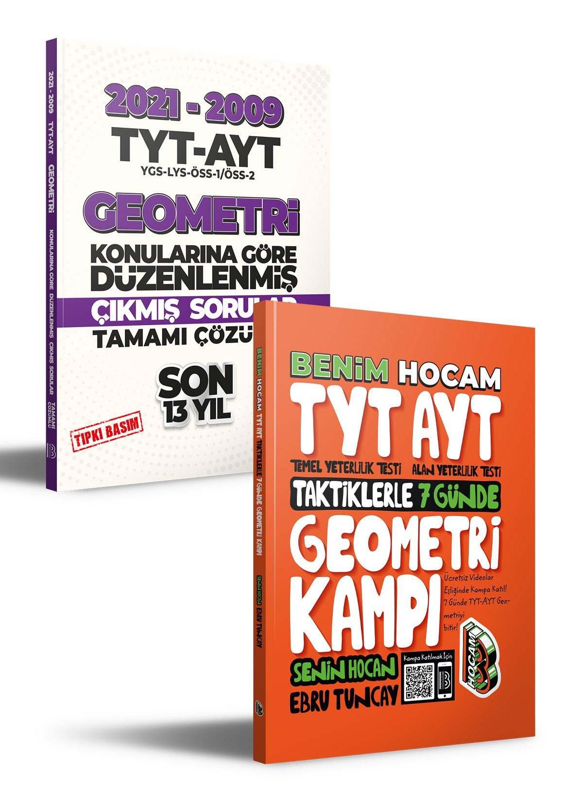 TYT AYT Geometri Kamp Kitabı ve Çıkmış Sorular Seti Benim Hocam Yayınları