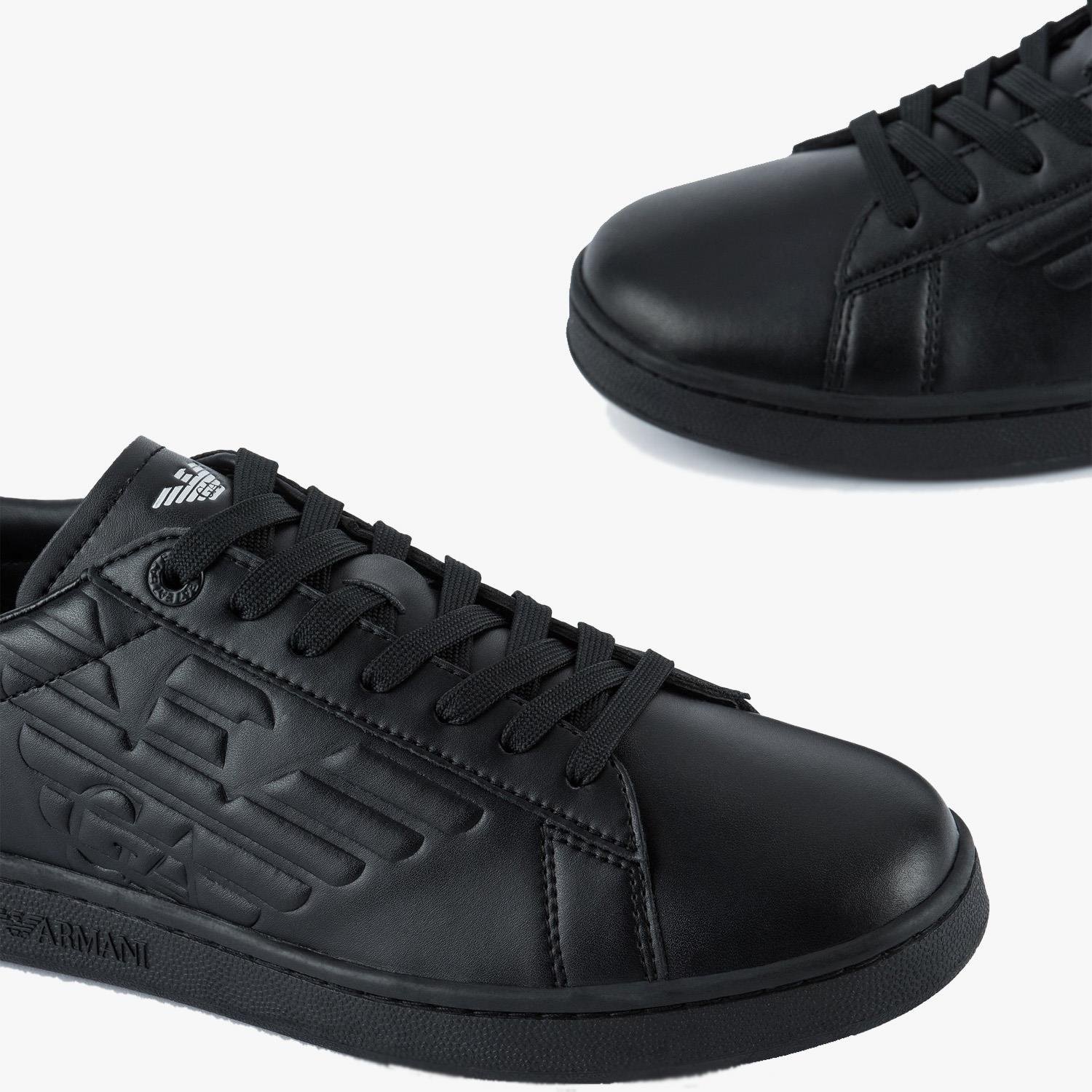 Ea7 Emporio Armani Siyah Sneakers | Flower Ayakkabı