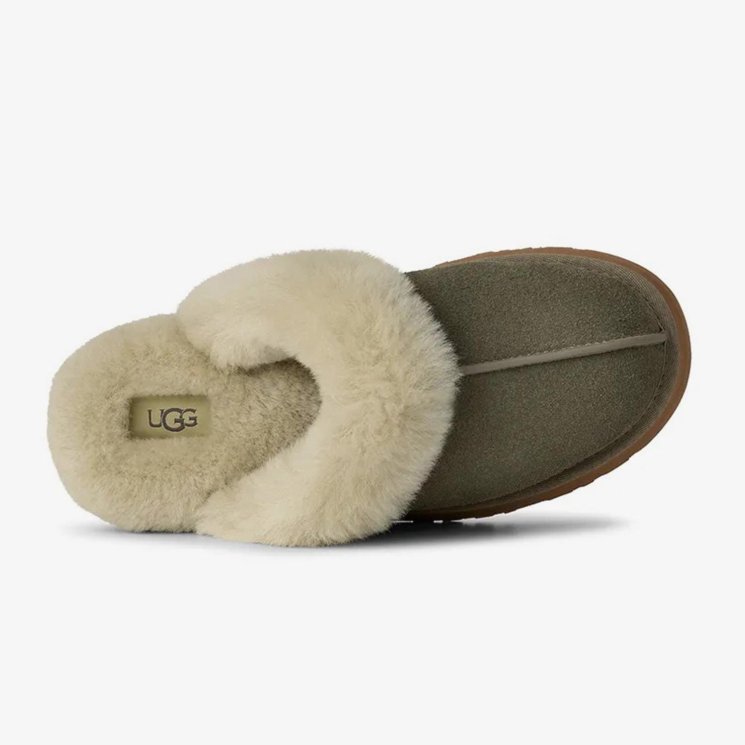 Ugg 1122550 W Disquette Yeşil Bayan Terlik | Flower Ayakkabı