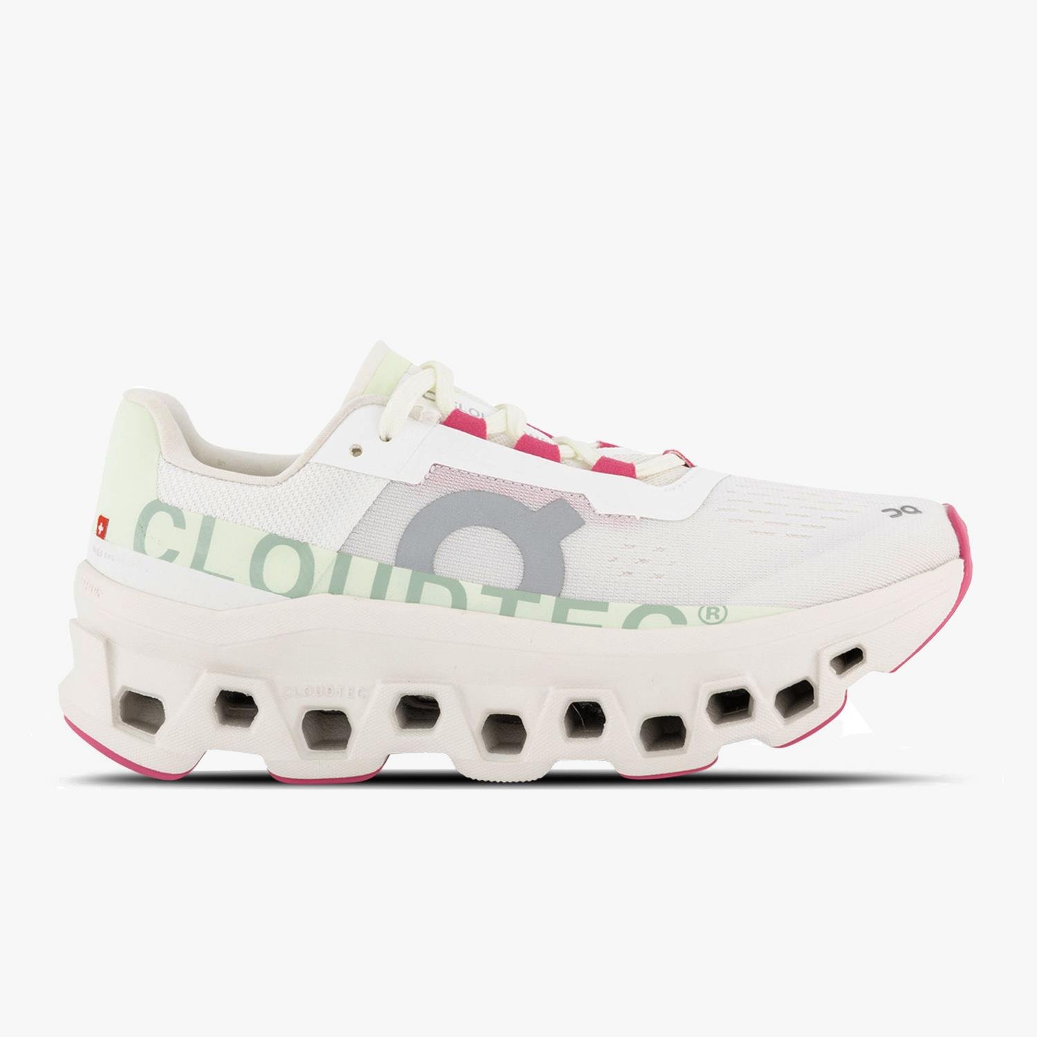On Running Beyaz Cloudmonster Kadın Koşu Ayakkabısı | Flower Ayakkabı