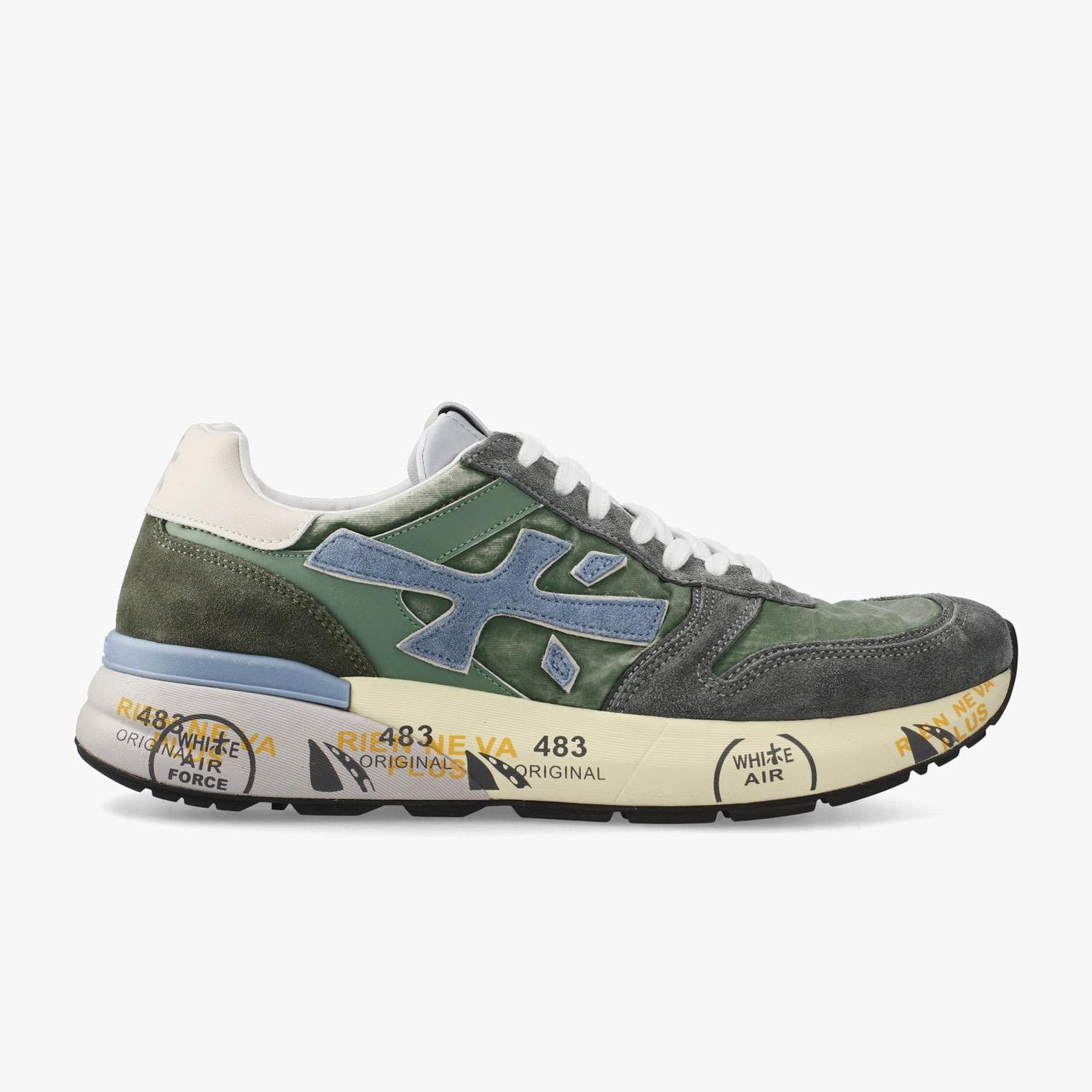 Premiata Yeşil Mick 7216 Erkek Sneaker | Flower Ayakkabı