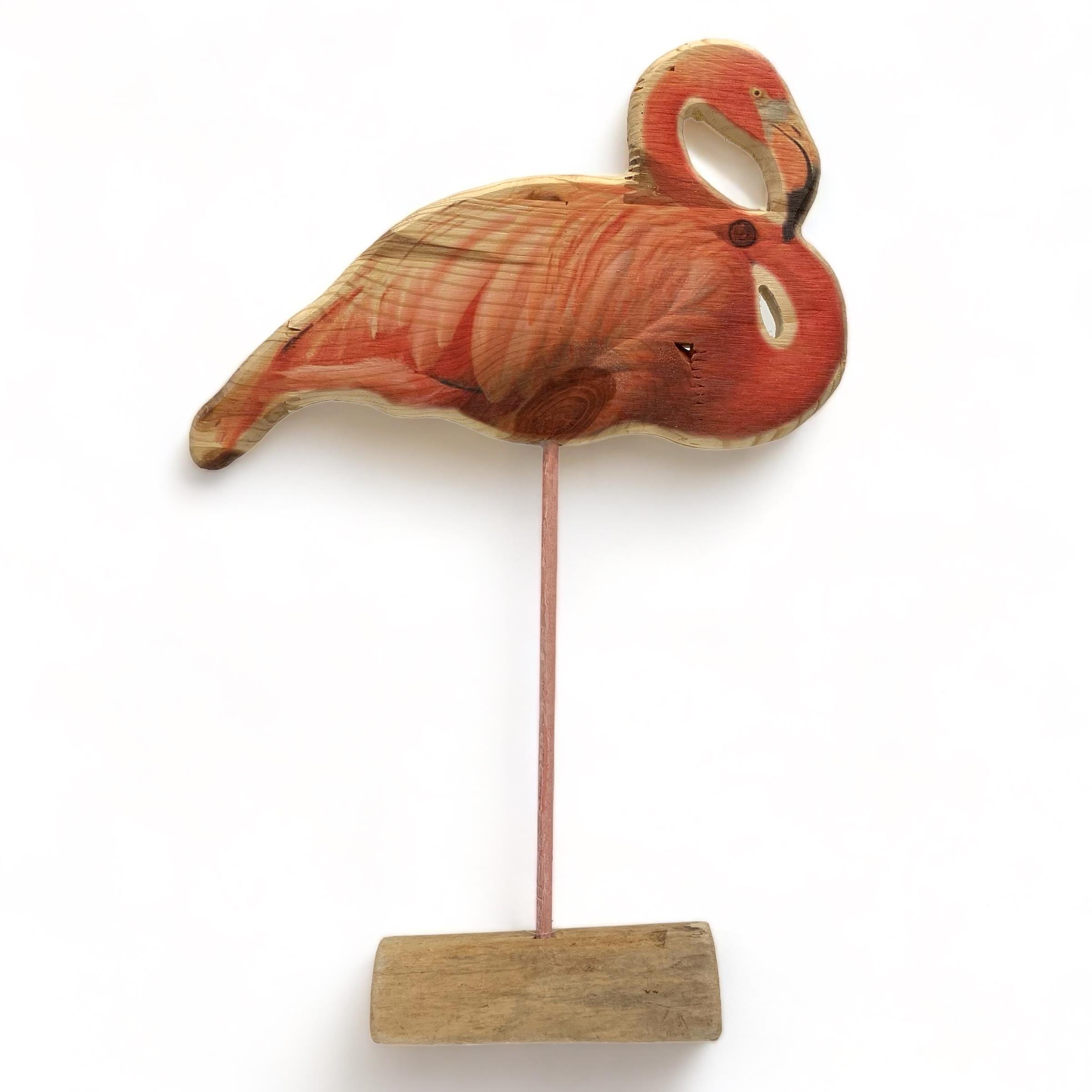 Flamingo Ahşap Dekoratif Obje | babilconcept.com