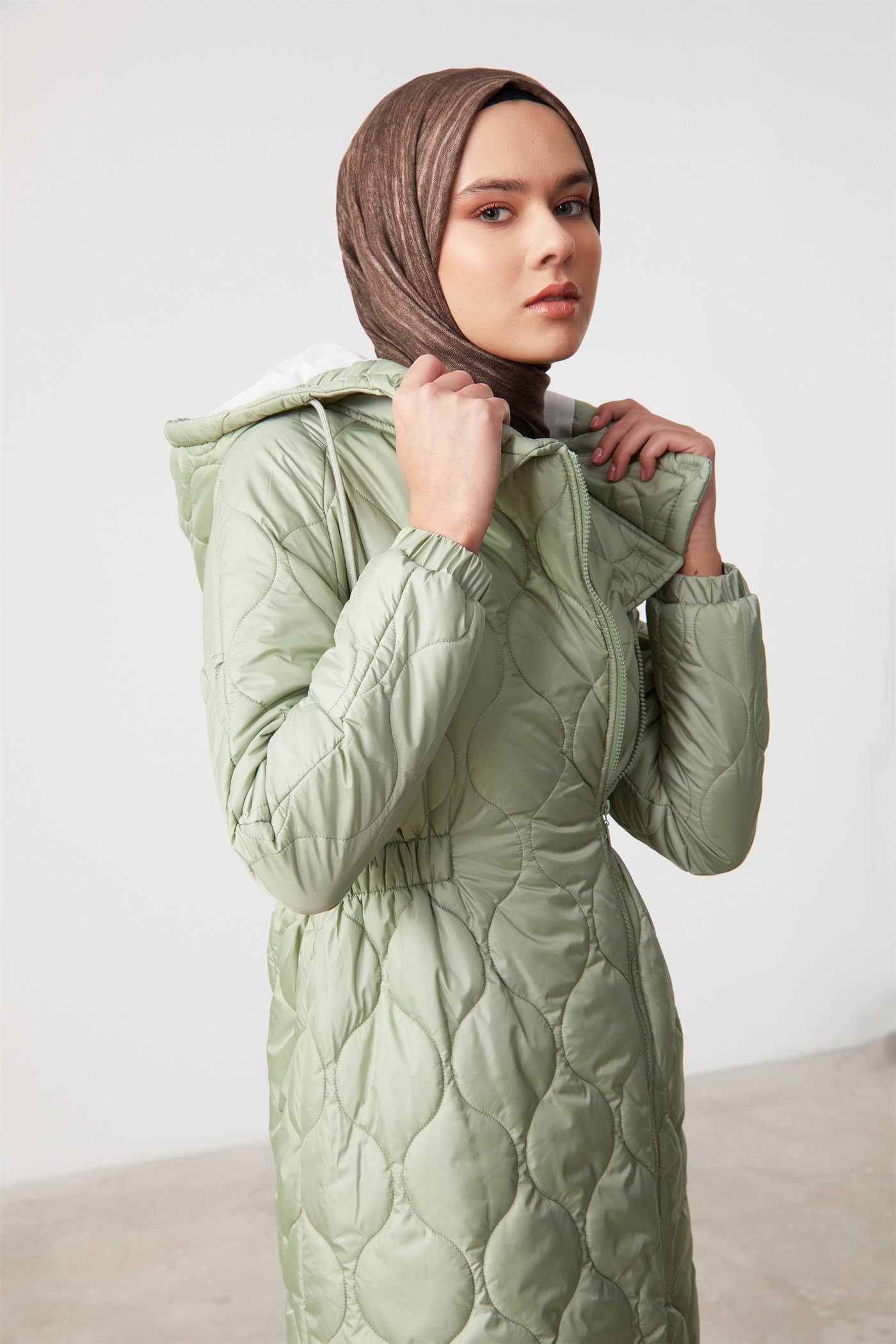 Midweight quilted fishtail parka cheap