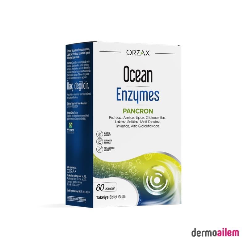 Ocean Enzymes Pancron 60 Kapsül