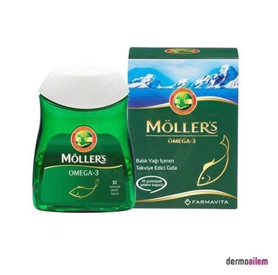 Takviye Edici GıdalarMoller'sMöller's Omega-3 Takviye Edici Gıda 30 Yumuşak Kapsül