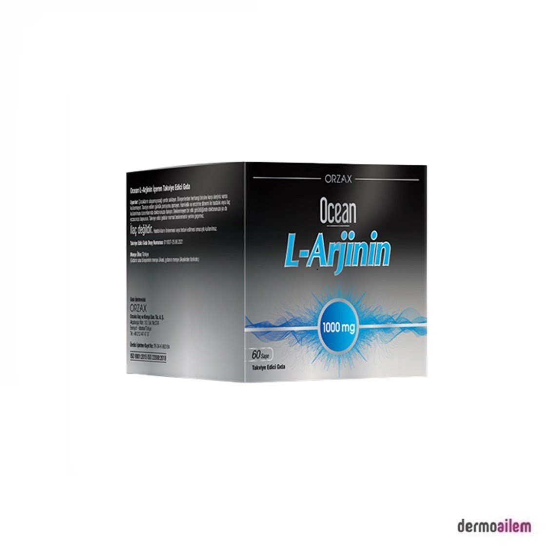 Takviye Edici GıdalarOrzaxOcean L-Arjinin 1000 mg 60 Saşe
