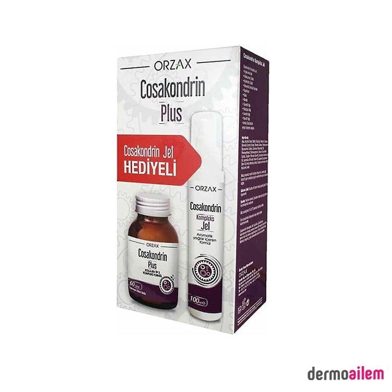 Takviye Edici GıdalarOrzaxOrzax Cosakondrin Plus 60 Tablet | Cosakondrin Jel 100 ml Hediye