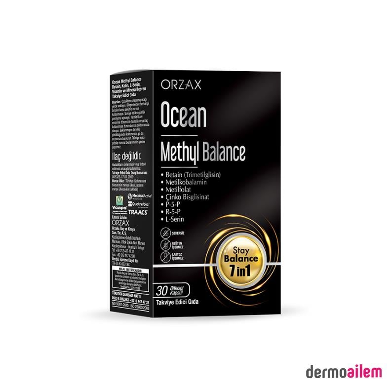 Takviye Edici GıdalarOrzaxOrzax Ocean Methyl Balance 30 Kapsül