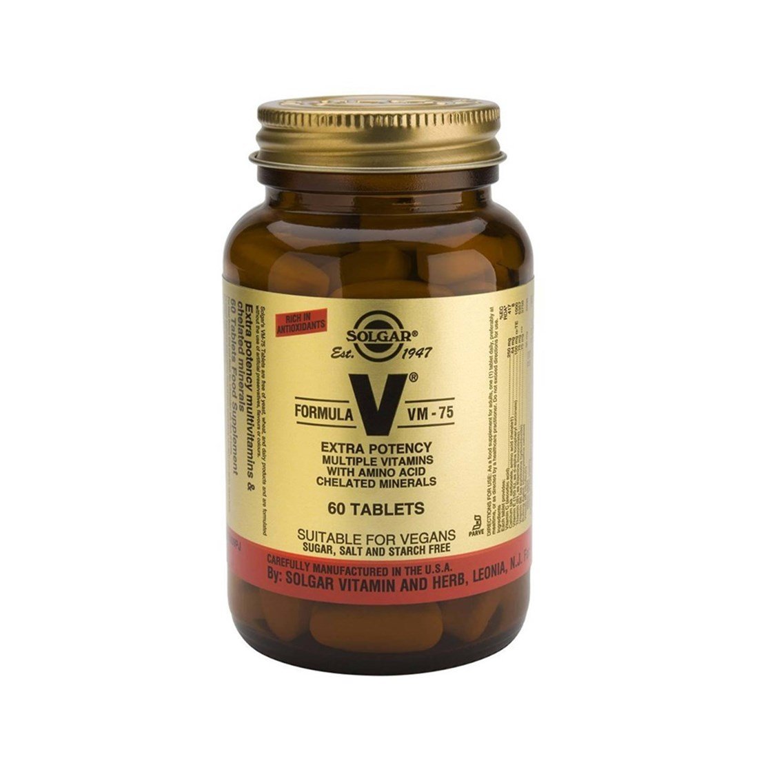 Takviye Edici GıdalarSolgarSolgar Formula Vm - 75 60 Tablet