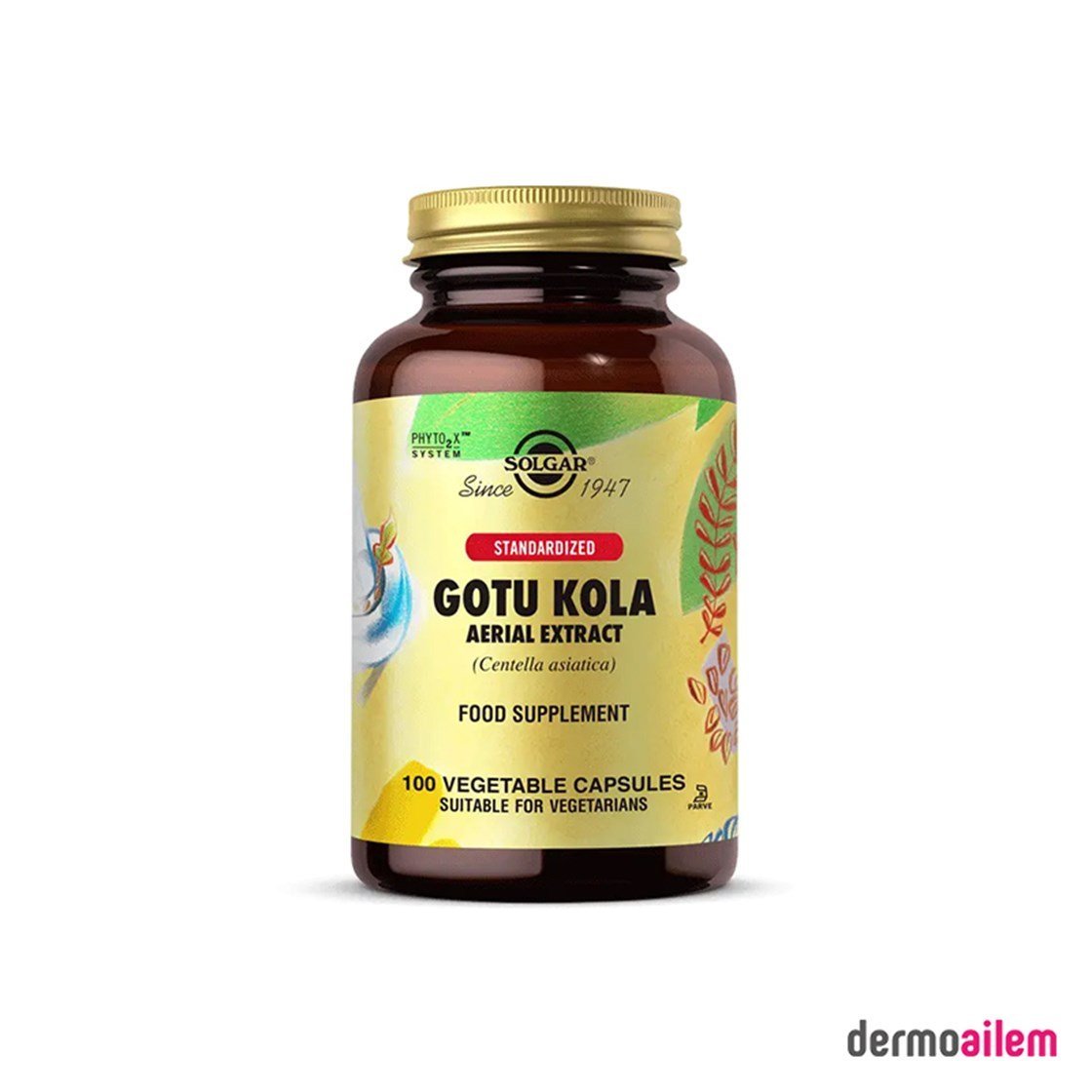 Takviye Edici GıdalarSolgarSolgar Gotu Kola Aerial Extract 100 Kapsül