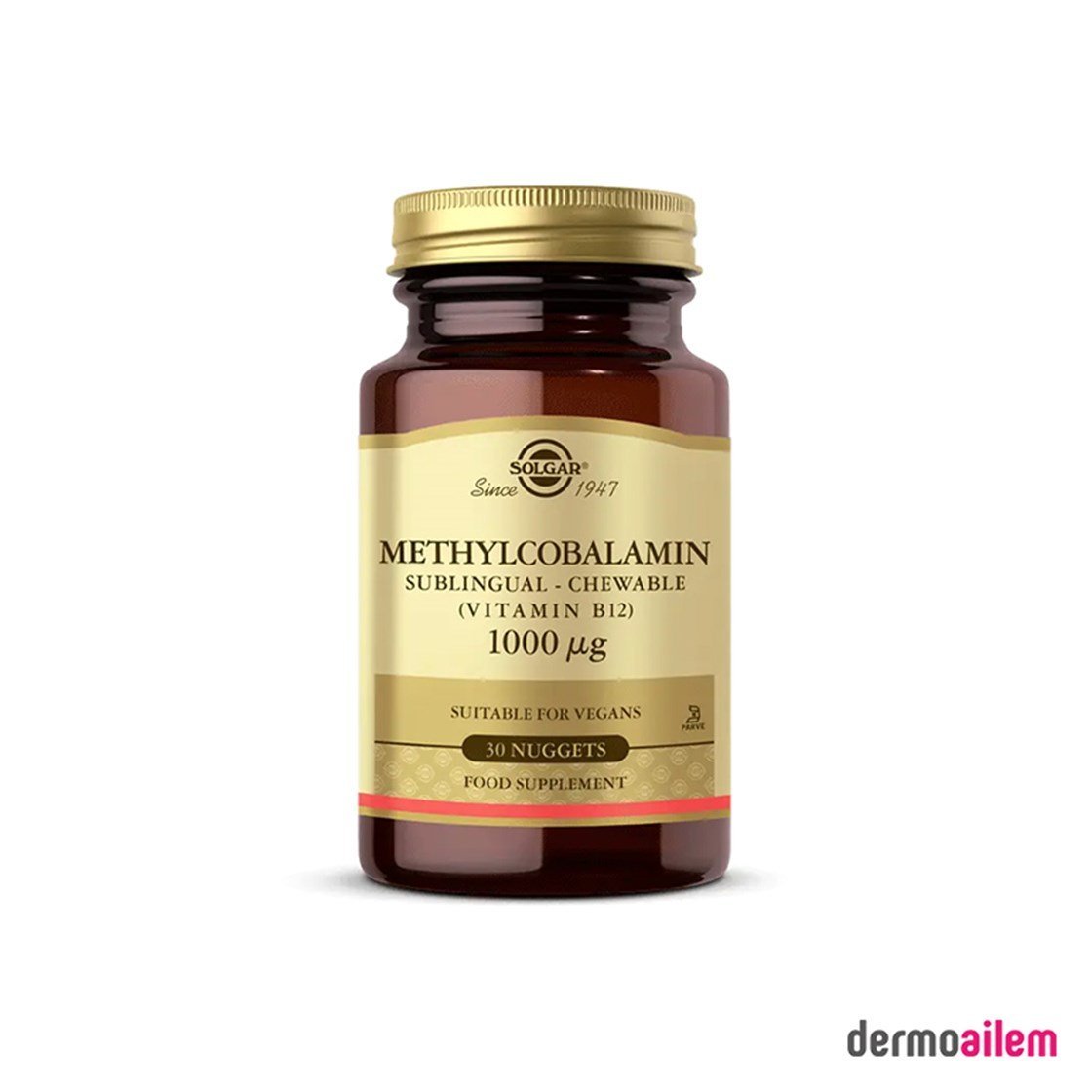 Takviye Edici GıdalarSolgarSolgar Methylcobalamin (B12) 1000 Mcg 30 Dilaltı Tableti