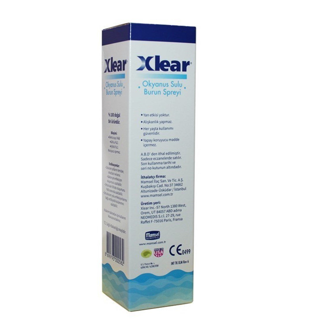 Xlear Okyanus Sulu Burun Spreyi 125 ml Fiyatları | Dermoailem.com