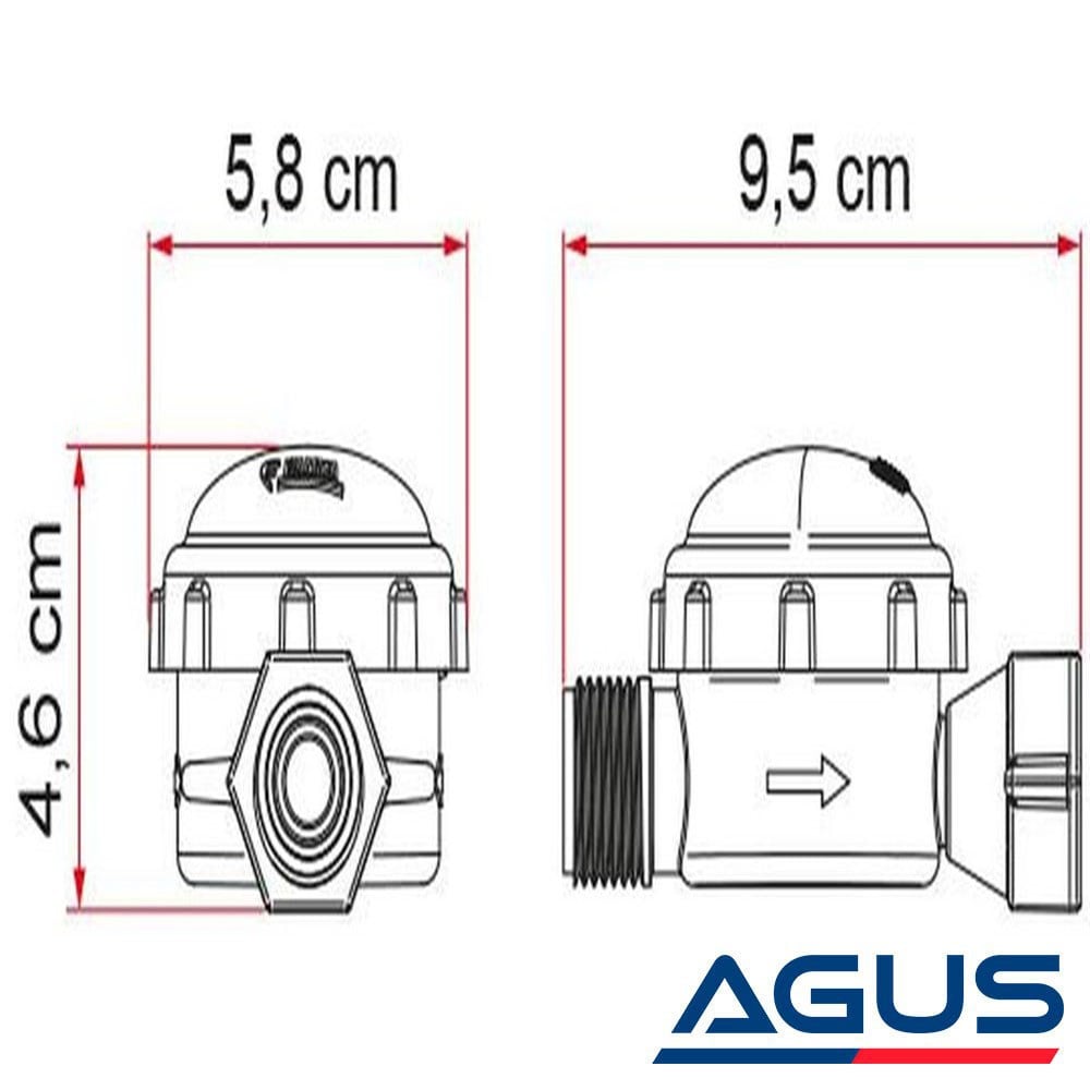 POMPA AUTOADESCANTE AQUA F 12V 13L FIAMMA camper Pompe FIAMMA