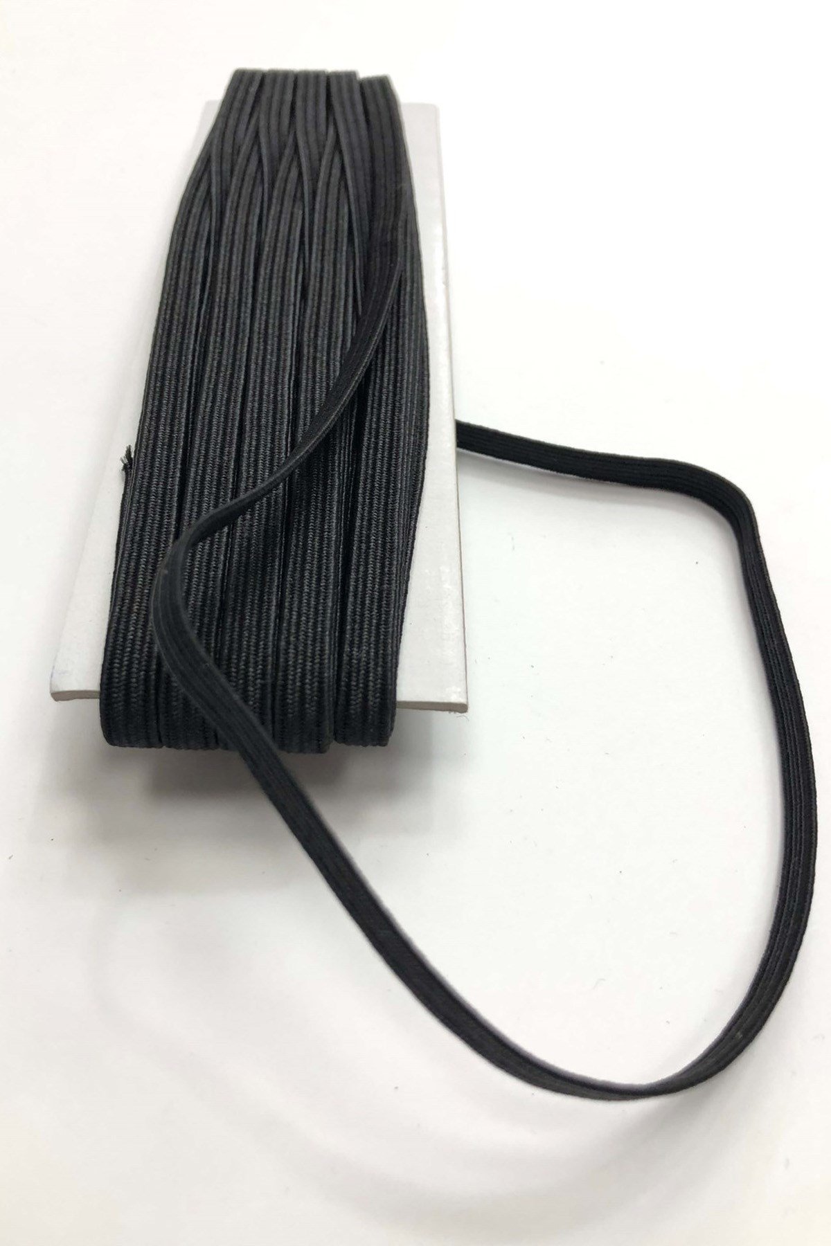 Siyah Lastik 0,5 cm (1 mt )