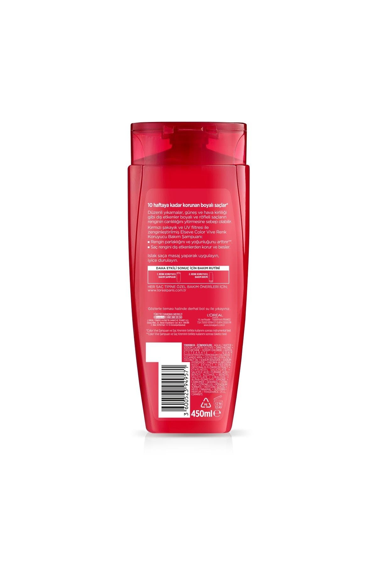 ELSEVE Colorvive Renk Koruyucu Bakım Şampuanı 450 Ml Market