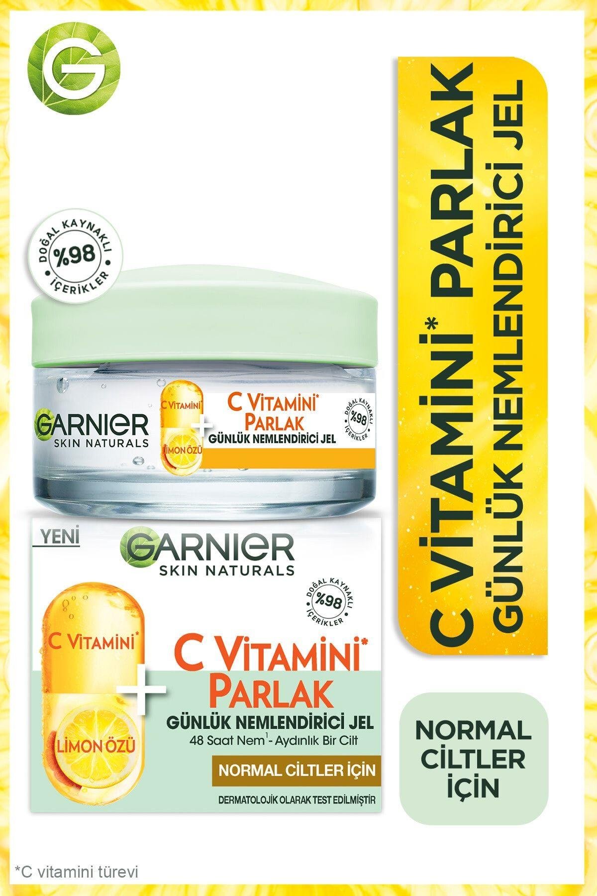 GARNIER C Vitamini Parlak Günlük Nemlendirici Jel Krem 50 ml