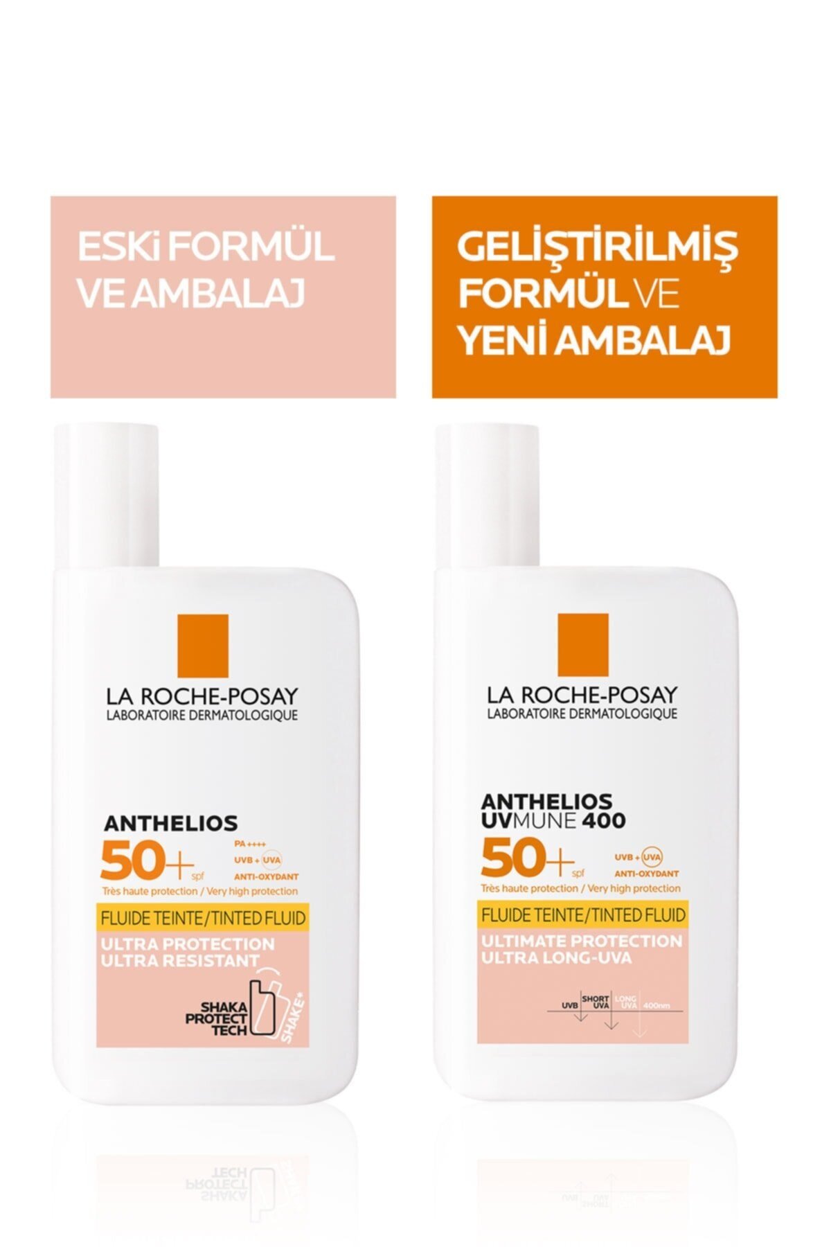 LA ROCHE POSAY Anthelios UVmune Fluid Güneş Kremi SPF50+ 50 ml Renkli |  Farma Ucuz