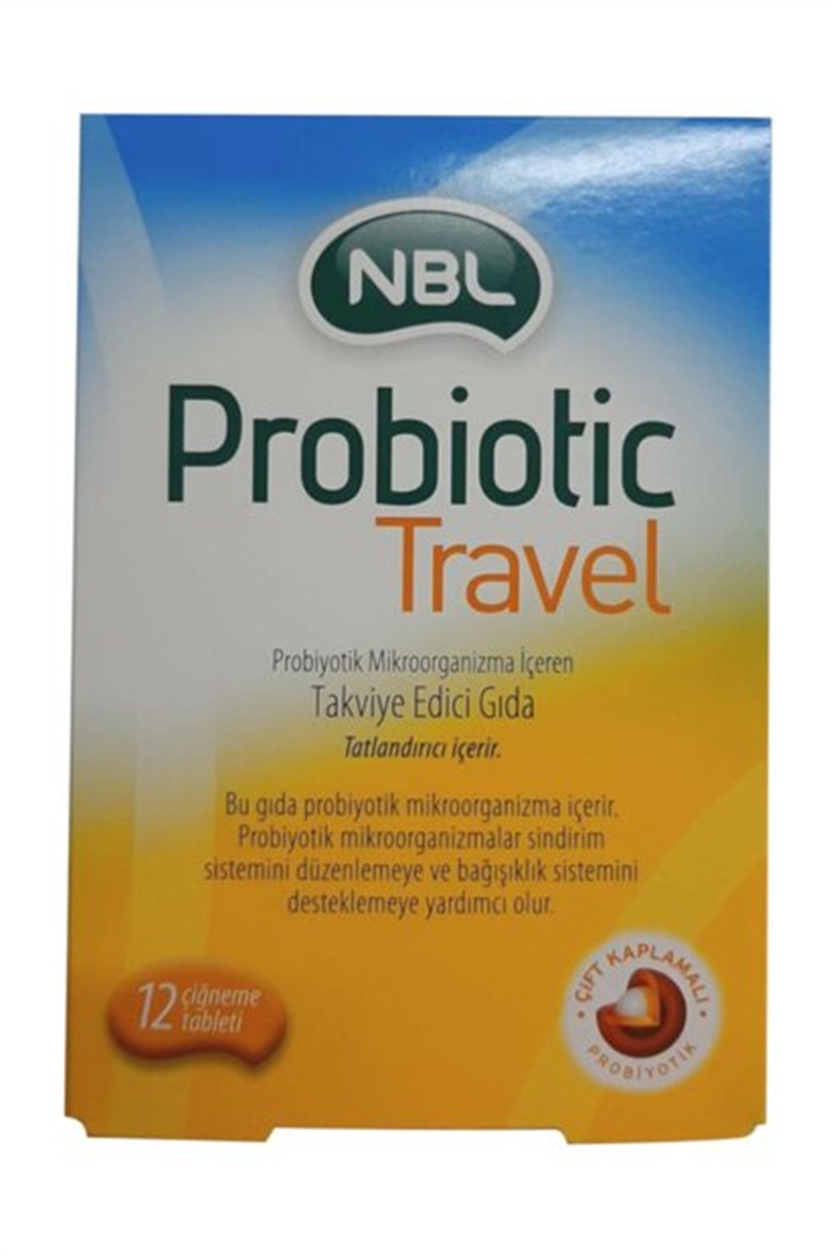 NBL Probiotic Travel 12 Çiğneme Tableti | Farma Ucuz