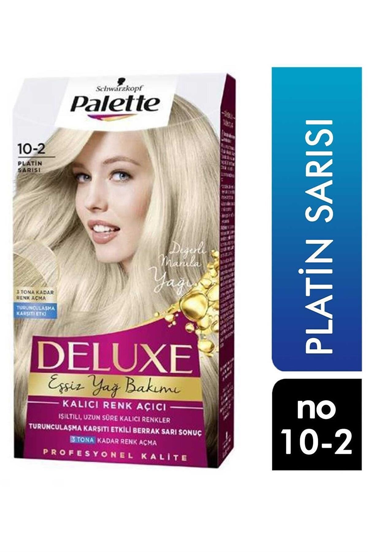 Palette Marka: Deluxe Eşsiz Yağ Bakımı Saç Boyası Platin Sarısı 10 2 |  Farma Ucuz
