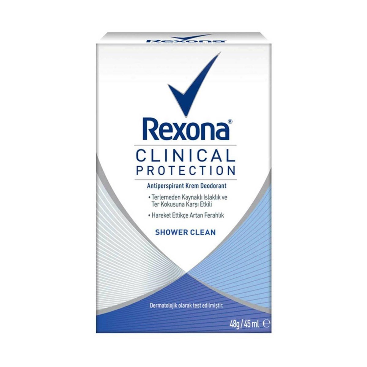 REXONA Clinical Protection Shower Clean Kadın Roll On 45ml | Farma Ucuz