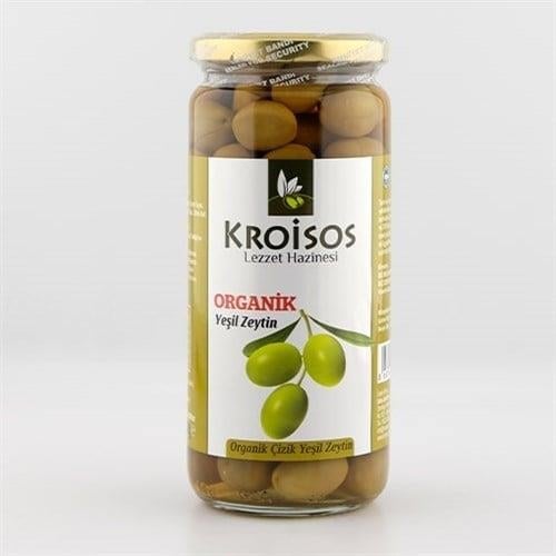 Kroisos Organik Yesil Cizik Zeytin 300 Gr | Tazemasa