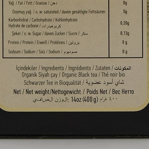 Organik Rize Çayı (400 gr), ÇaykurÇaykur