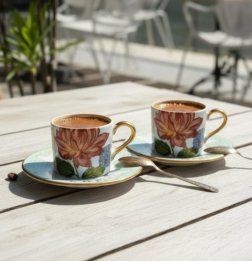2 Kişilik Royal Flora Double Kahve Fincanı
