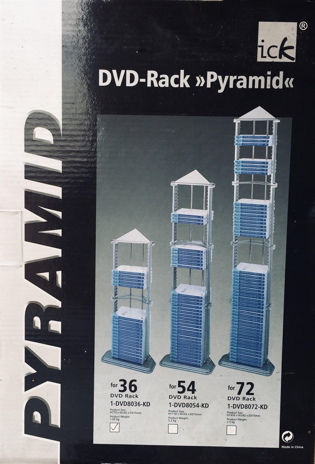 Nexus, Piramit DVD Rafı 36'lı