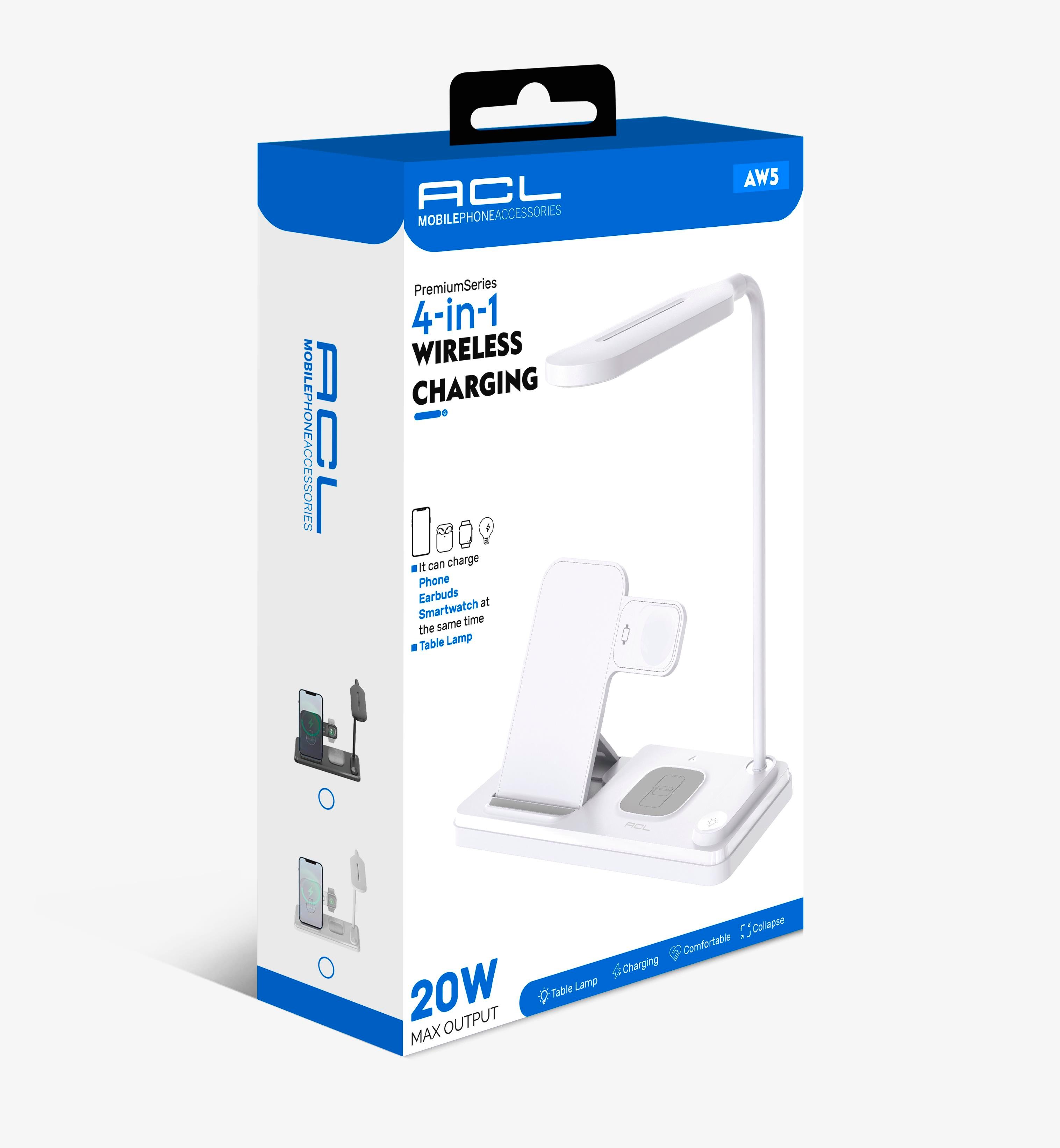 ACL AW5 4in1 Wireless Şarj Stand