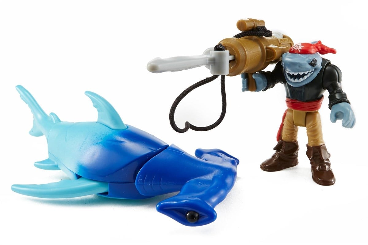 Imaginext Korsan Figürü ve Aksiyon Oyuncağı Seti Hammerhead Shark  DHH73-DHH76 - Toysall