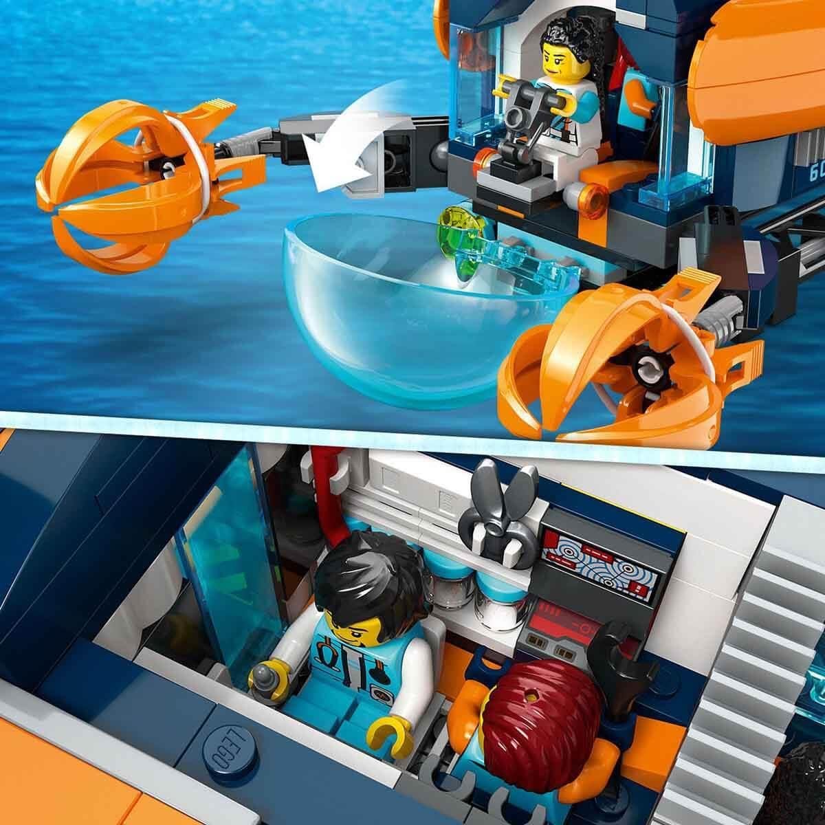 Lego City Derin Deniz Keşif Denizaltısı 60379 - Toysall