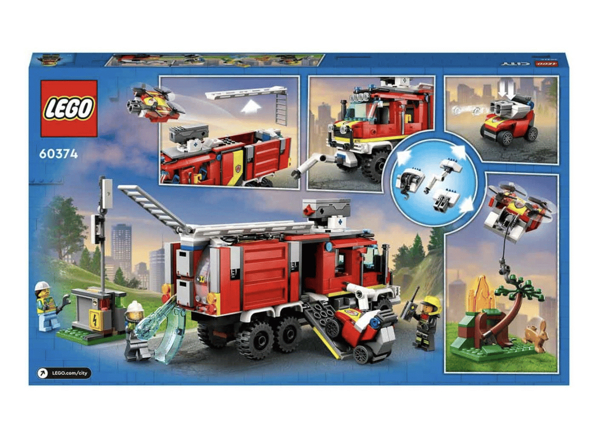 Lego City İtfaiye Komuta Kamyonu 60374 - Toysall