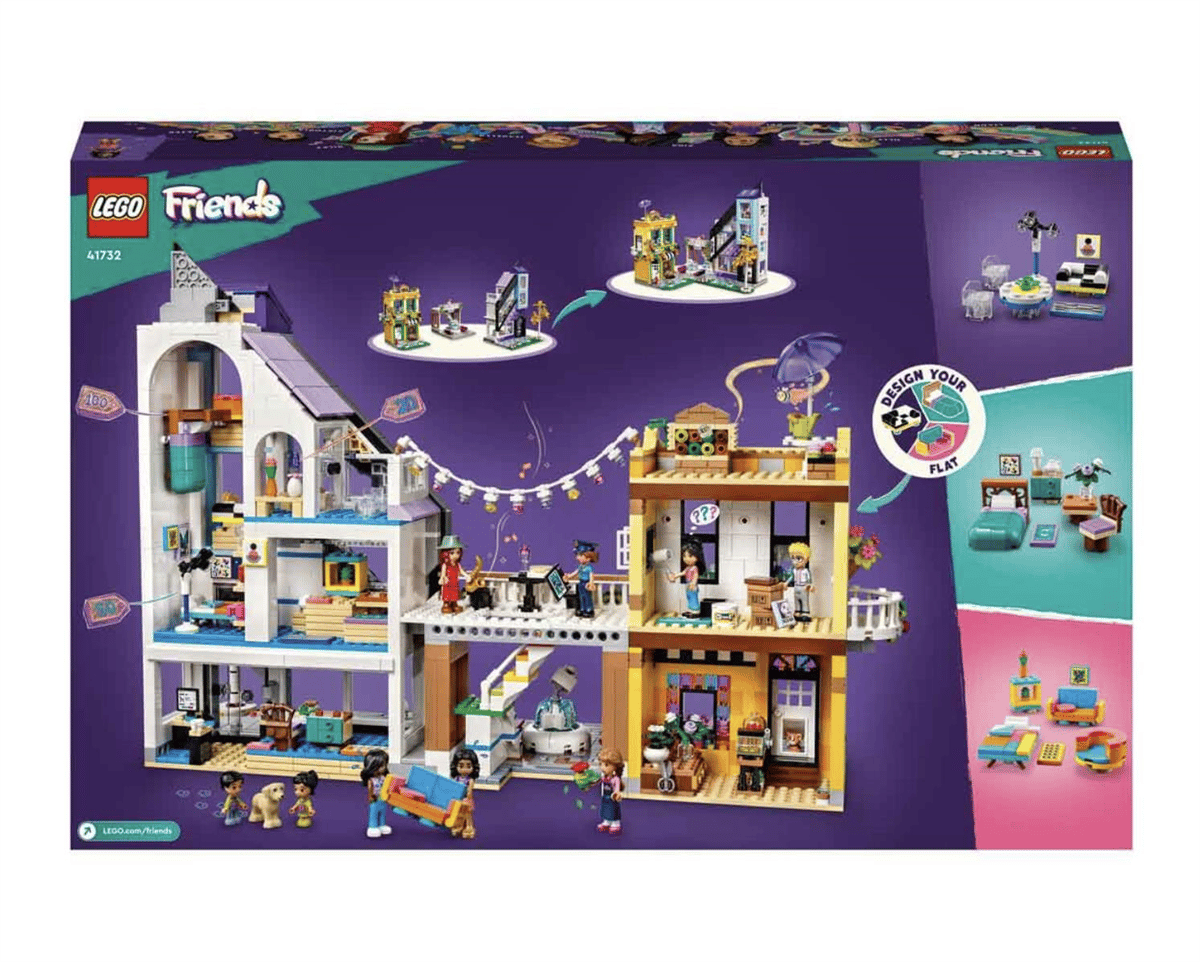 Lego Friends Şehir Merkezi Çiçek ve Tasarım Dükkanları 41732 - Toysall