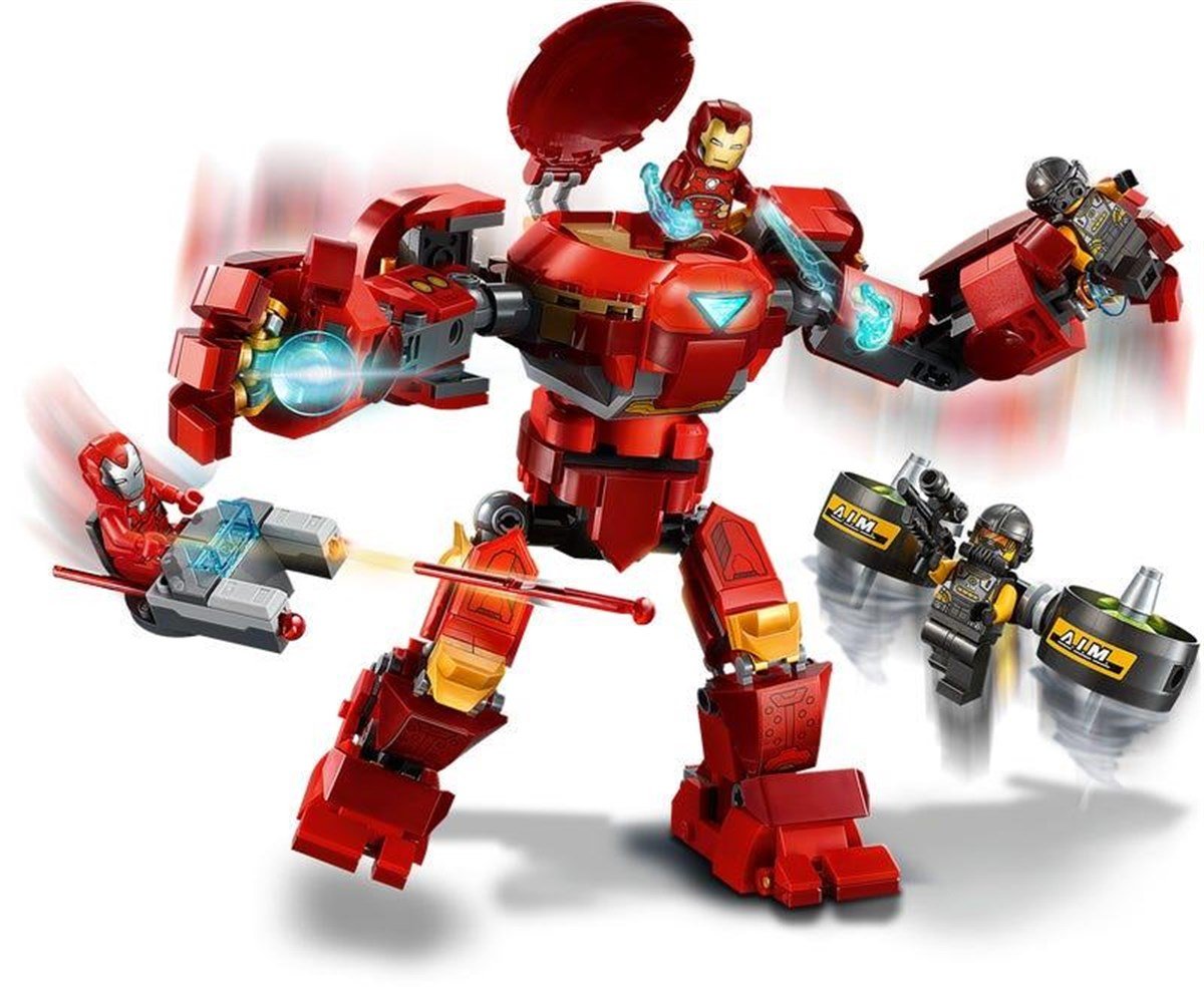 Lego Marvel Avengers Movie 4 Iron Man Hulkbuster, A.I.M. Ajanına Karşı  76164 - Toysall