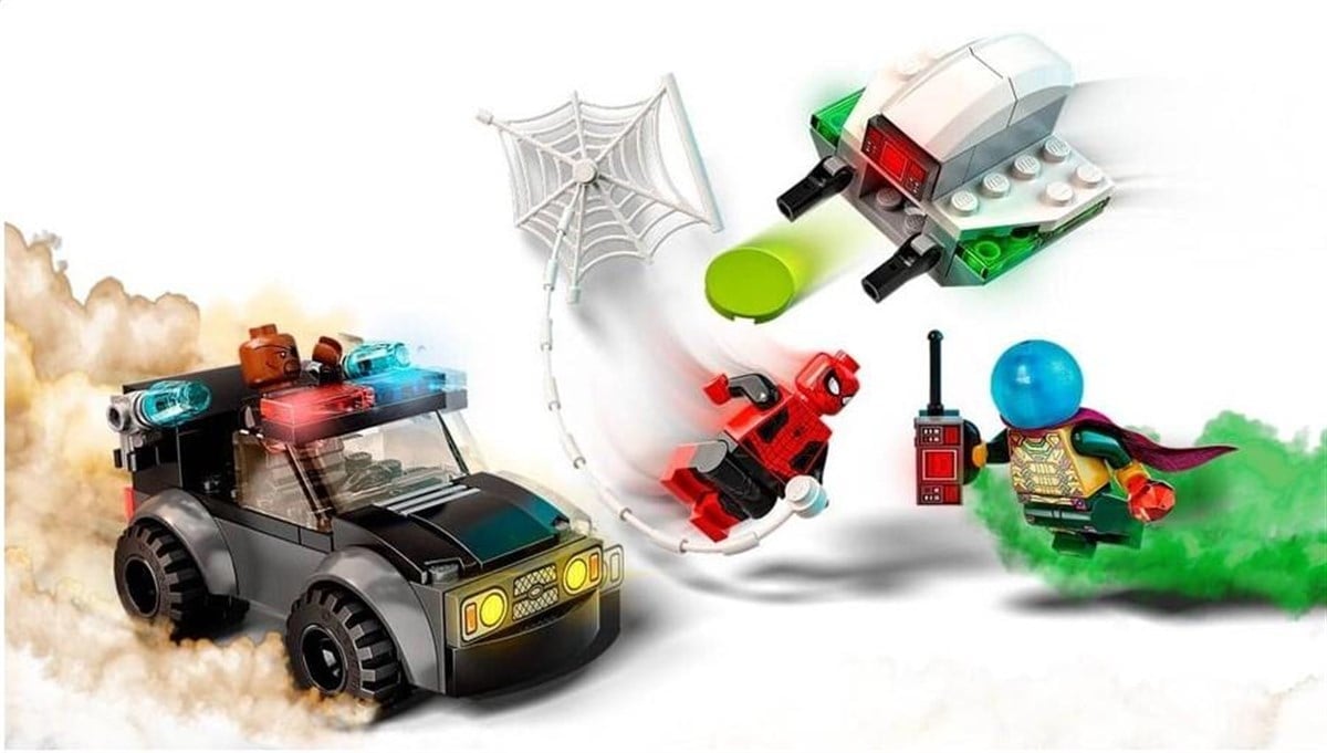 Lego Marvel Super Heroes Örümcek Adam ve Mysterio' 'nun Dron Saldırısı 76184  - Toysall