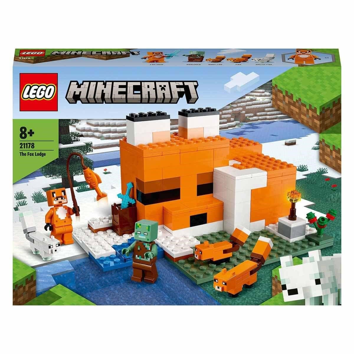 Lego Minecraft Tilki Kulübesi 21178 - Toysall