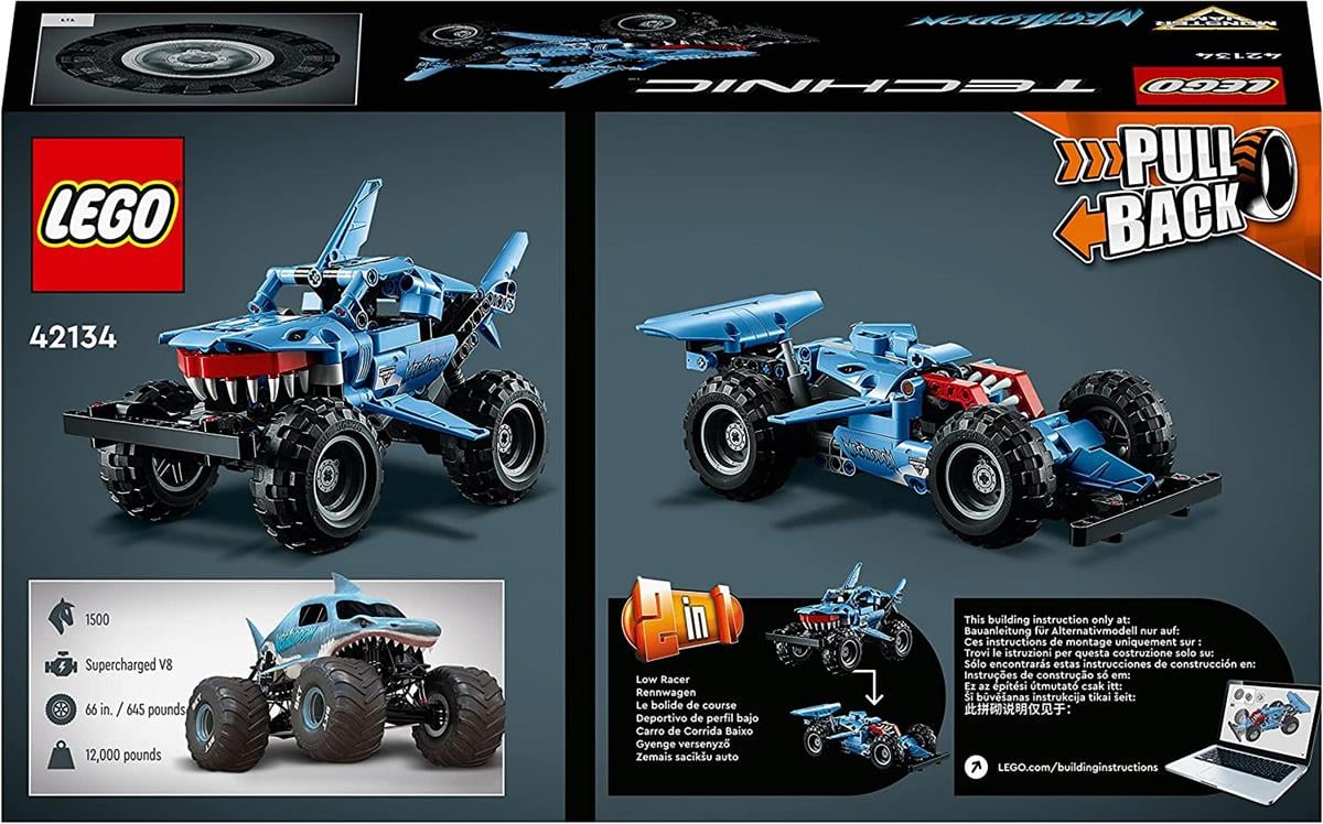 Lego Technic Monster Jam Megalodon 42134 - Toysall