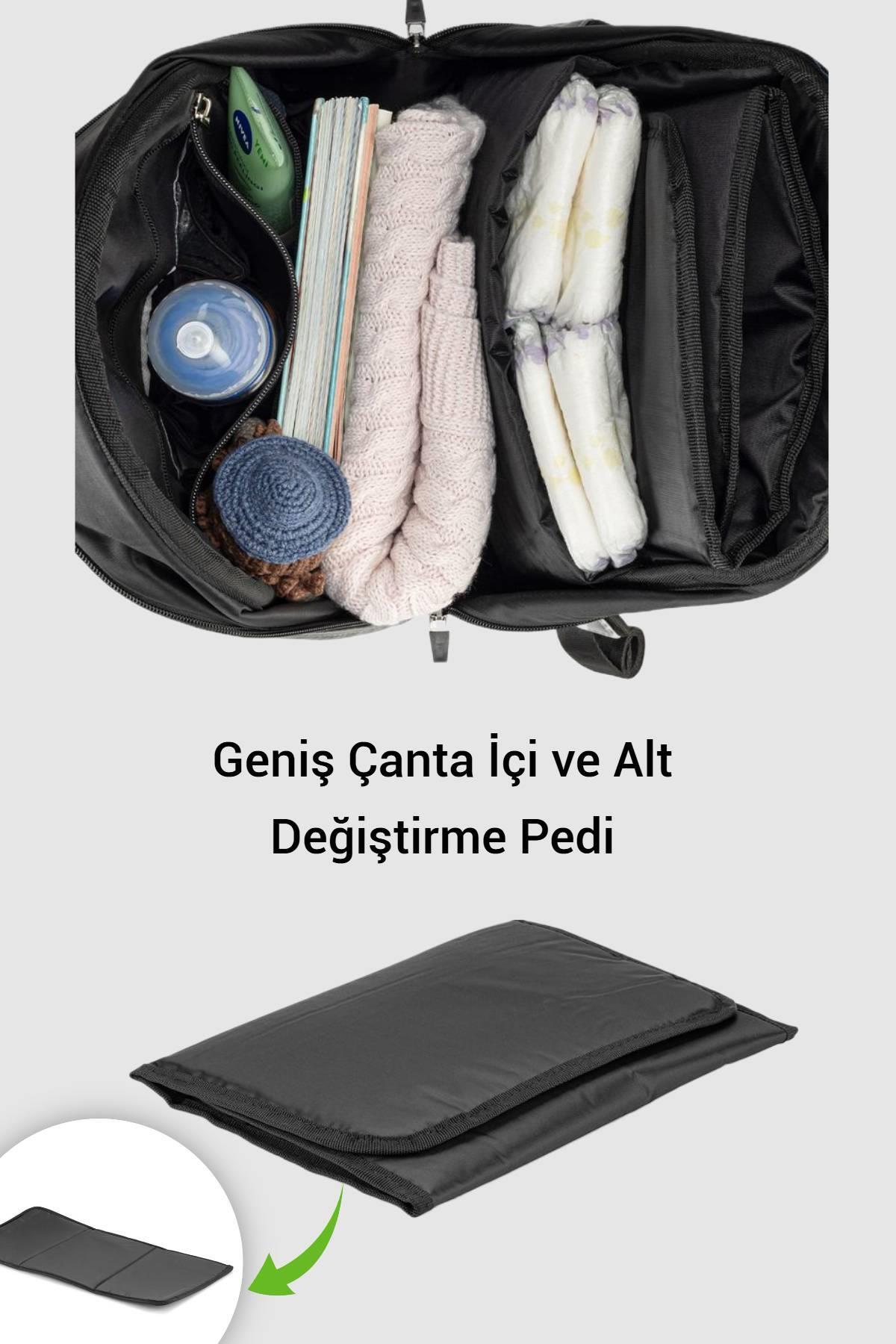 Welgro NovaBag Anne Bebek Bakım Çantası, Siyah
