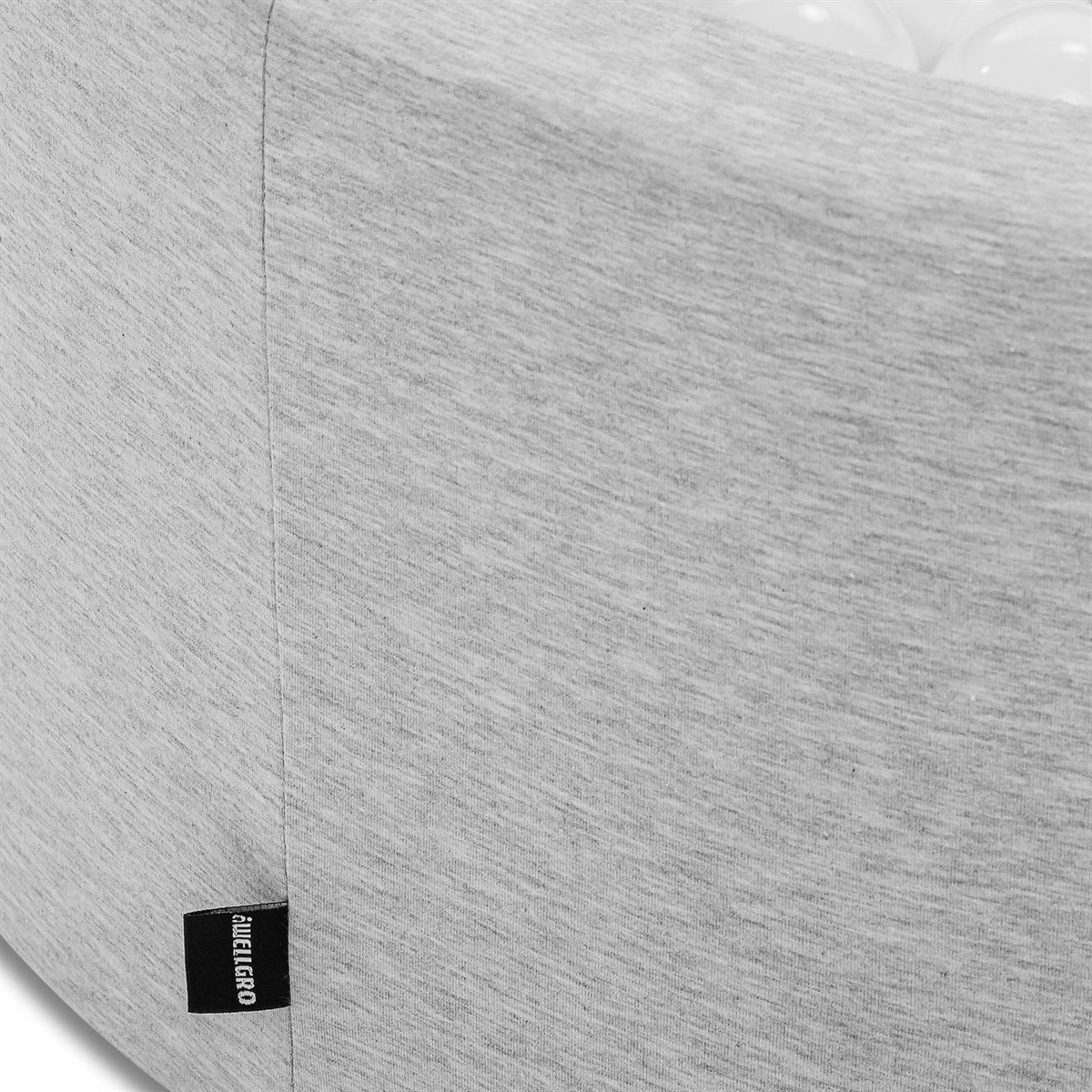 Wellgro Bubble Pops Açık Gri Sünger Top Havuzu / Gri, Siyah, Beyaz Toplu