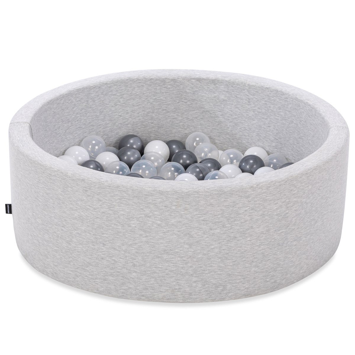 Wellgro Bubble Pops Açık Gri Sünger Top Havuzu / Gri, Şeffaf, Beyaz Toplu