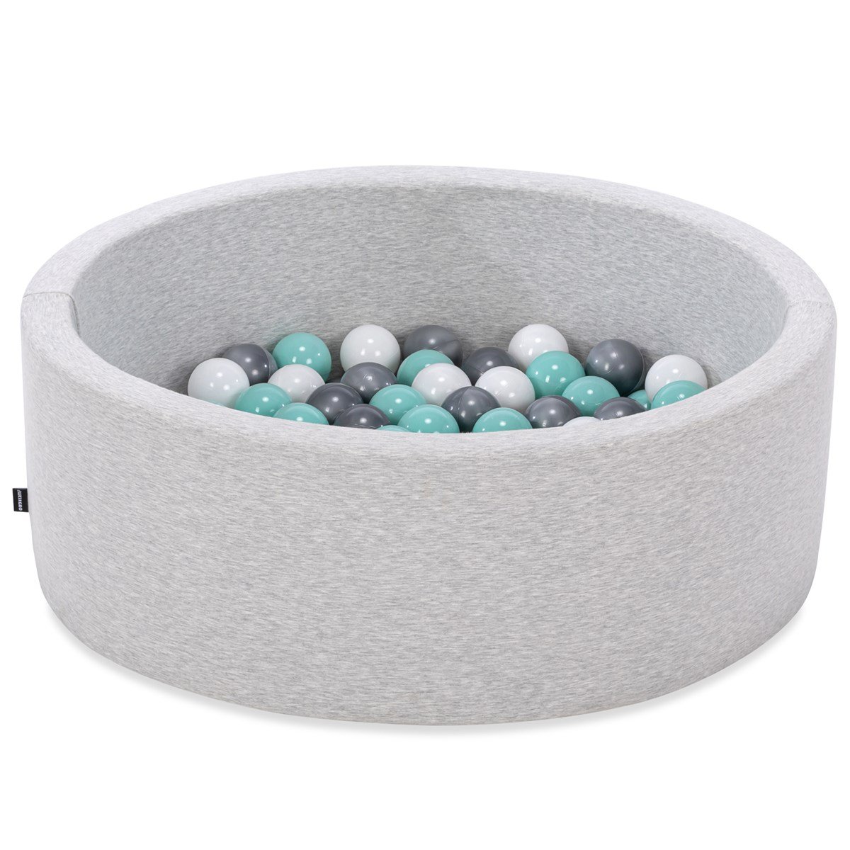 Wellgro Bubble Pops Açık Gri Sünger Top Havuzu / Gri, Mint, Beyaz Toplu