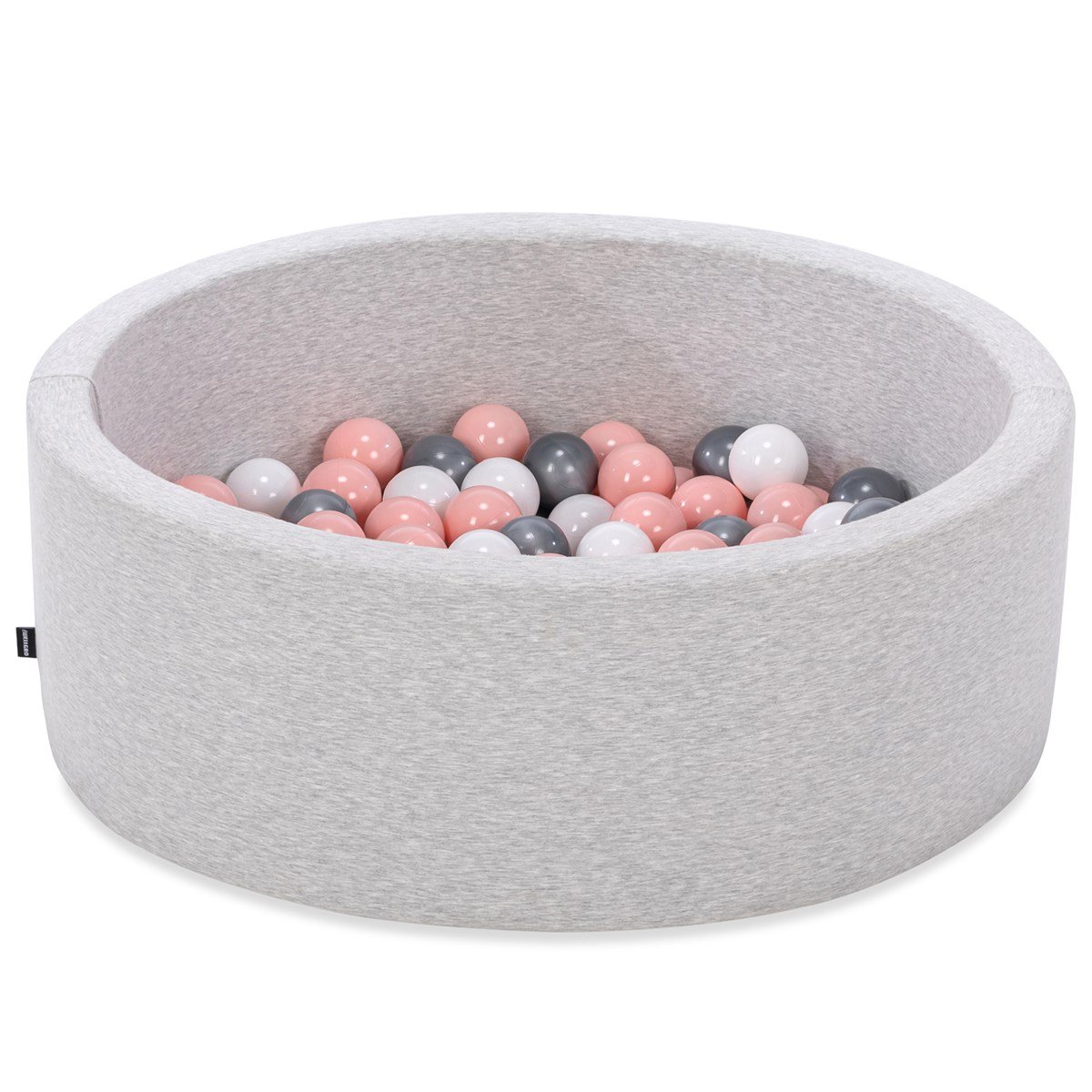 Wellgro Bubble Pops Açık Gri Sünger Top Havuzu / Gri, Pembe, Beyaz Toplu