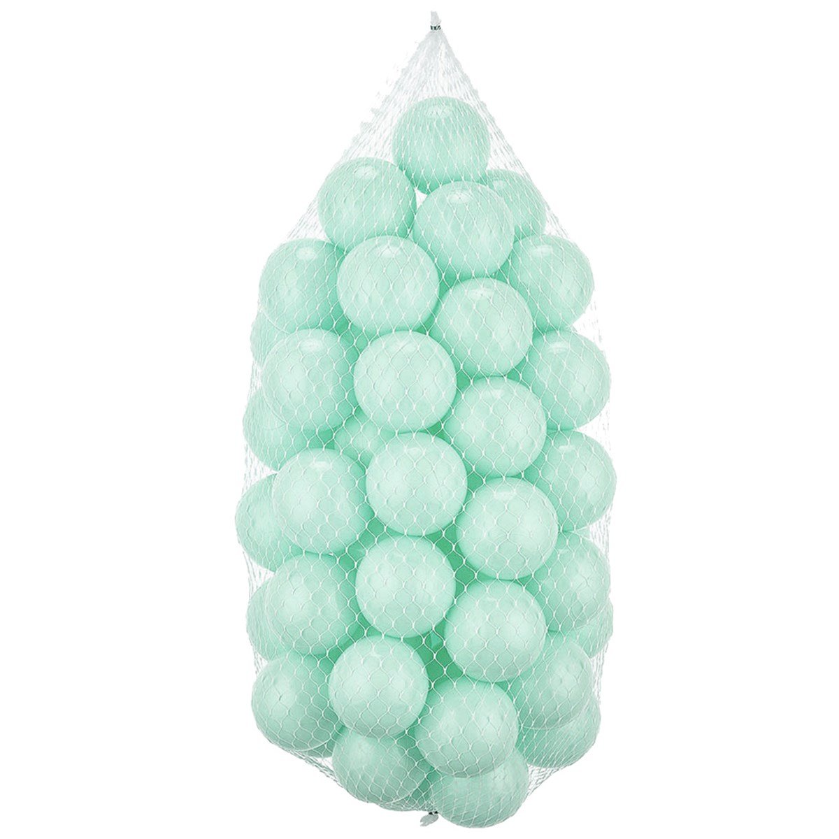 Wellgro Bubble Pops Gray Ball Pool - Grey/White/Transparent/Mint Top