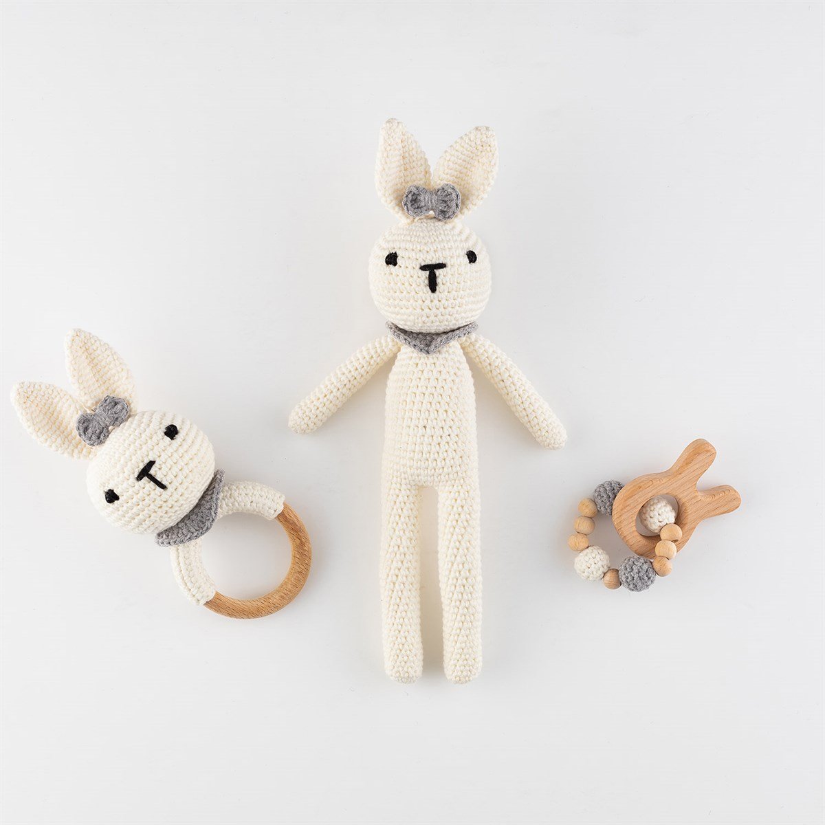 Wellgro Cuddly Amigurumis Ekru-Set