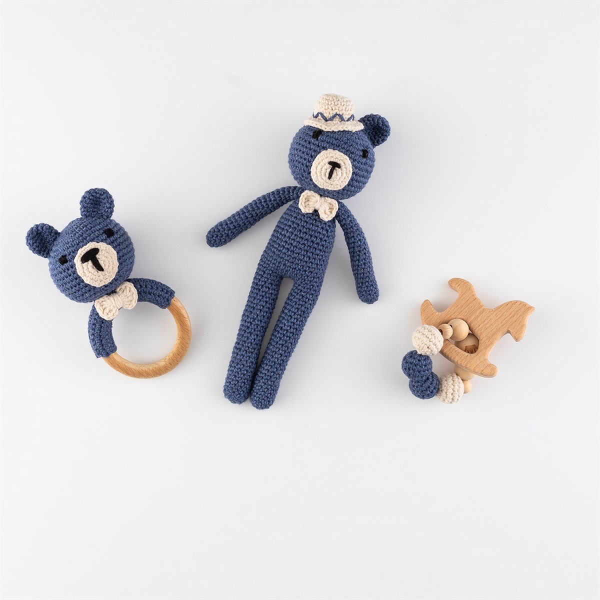 Wellgro Cuddly Amigurumis Lacivert-Set