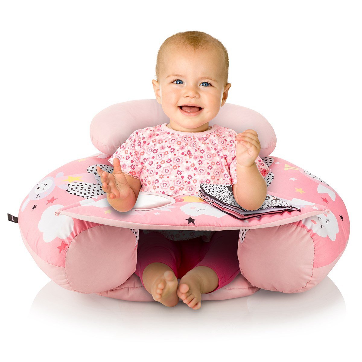 Wellgro Dreamy Cat Supported Baby Seating Cushion