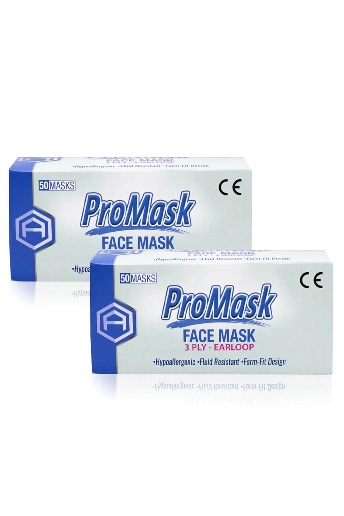 ProMask 100 Adet 3 Katlı Medikal Tek Kullanımlık Maske