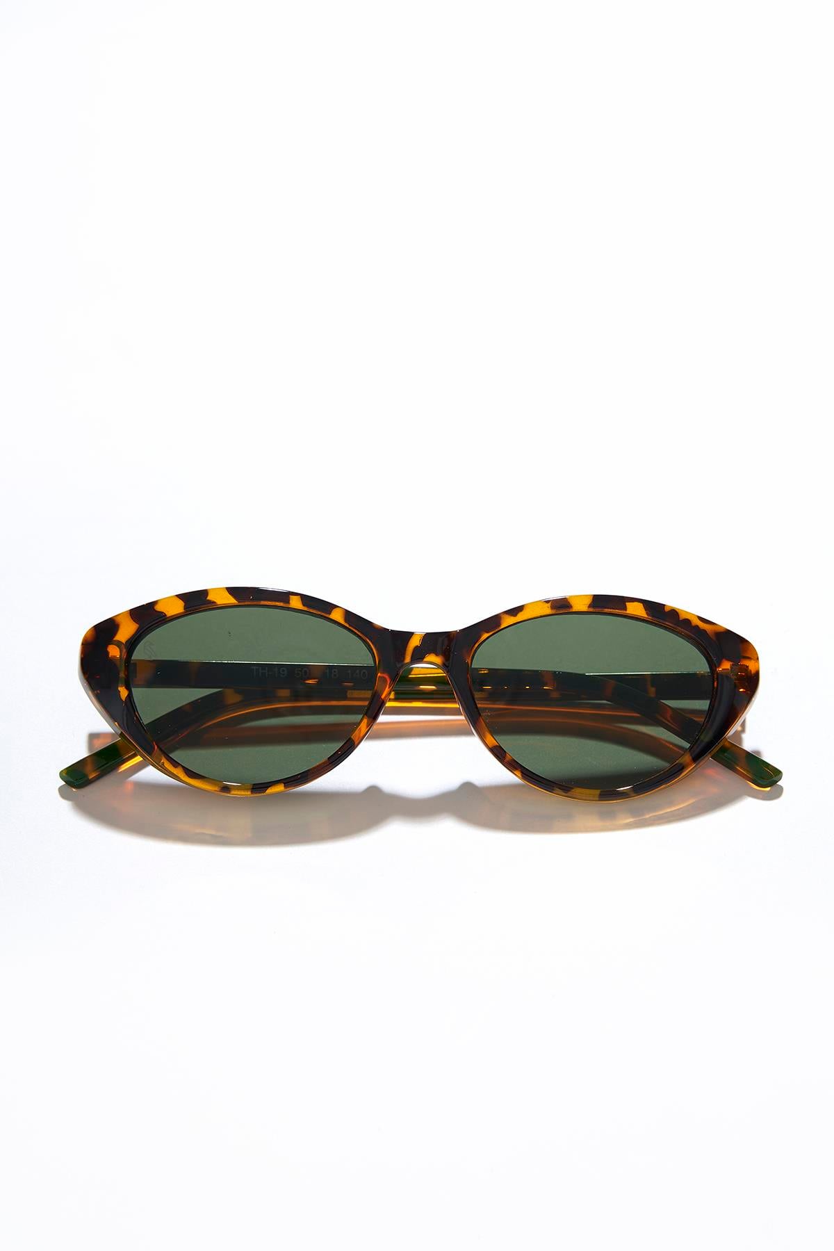 Lars Magic Leopard Green Güneş Gözlüğü - Bilge Karga