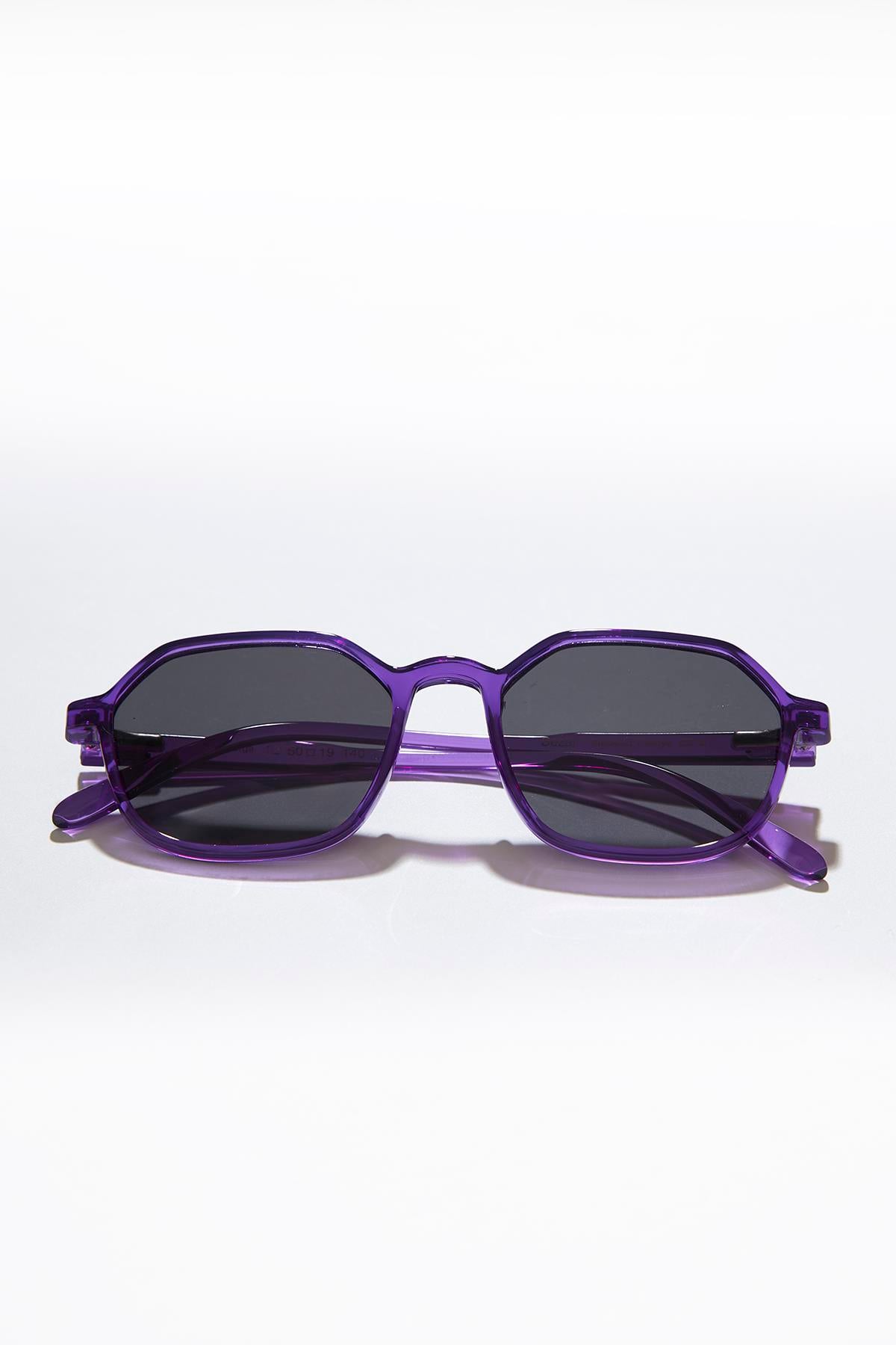 Sezar Purple Black Güneş Gözlüğü - Bilge Karga